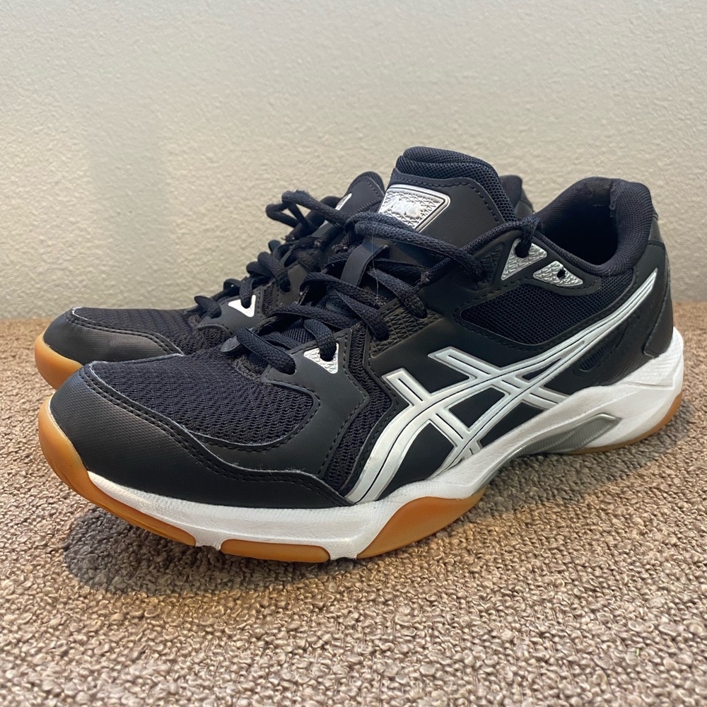 Asics Gel-Rocket 10 Volleyball Shoes Men’s Size 9 1/2 Black Sneaker Training